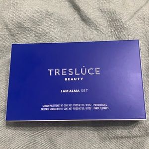 Tresluce Beauty I Am Alma Set Eyeshadow Palette w/ False Lashes and Glue New!